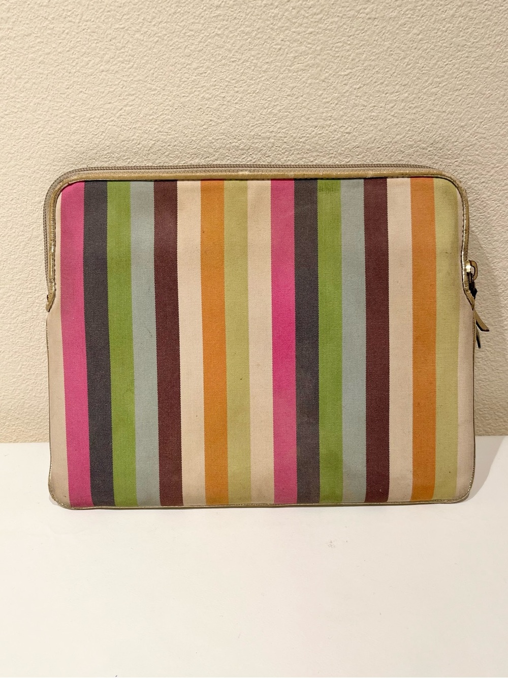 Coach Poppy Sequin Legacy Stripe Ipad Tablet Case REHAB - Picture 3 of 14